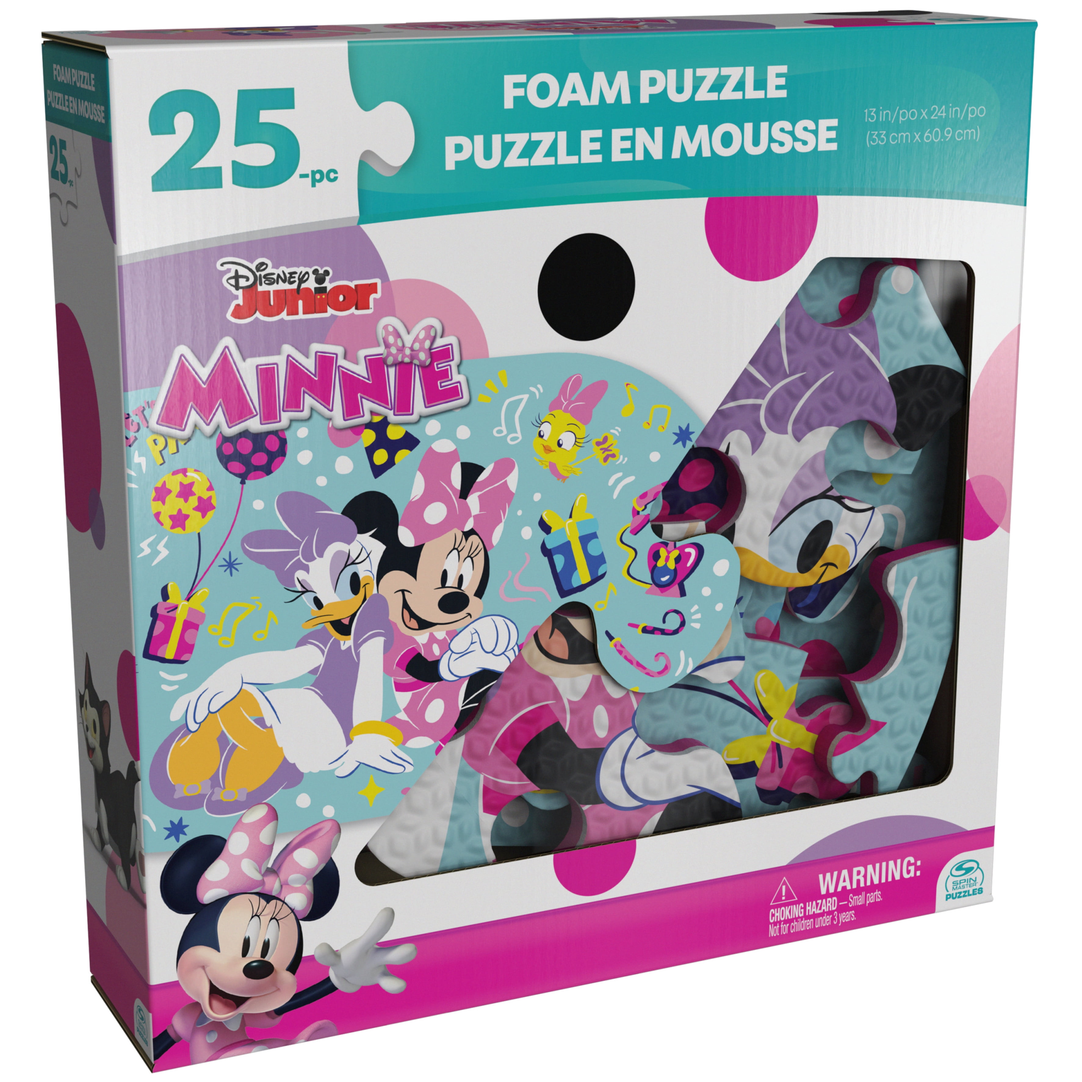 Disney's Minnie Mouse Ratna's 4 in 1 Puzzle, 3+ Age, CardBoard, 140 Pieces,  Fun and Learning Game for Kids Toddlers, Educational Toy