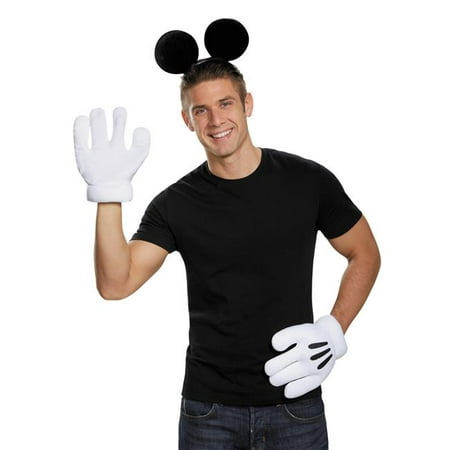 Morris Costumes DG95776 Mickey Mouse Ears Gloves Adult Costume
