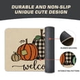 thumbnail image 4 of Sm:)e Pumpkins Fall Thanksgiving Doormat 17 x 29 Inch Low-Profile Switch Welcome Floor Mat for Indoor Outdoor, 4 of 8
