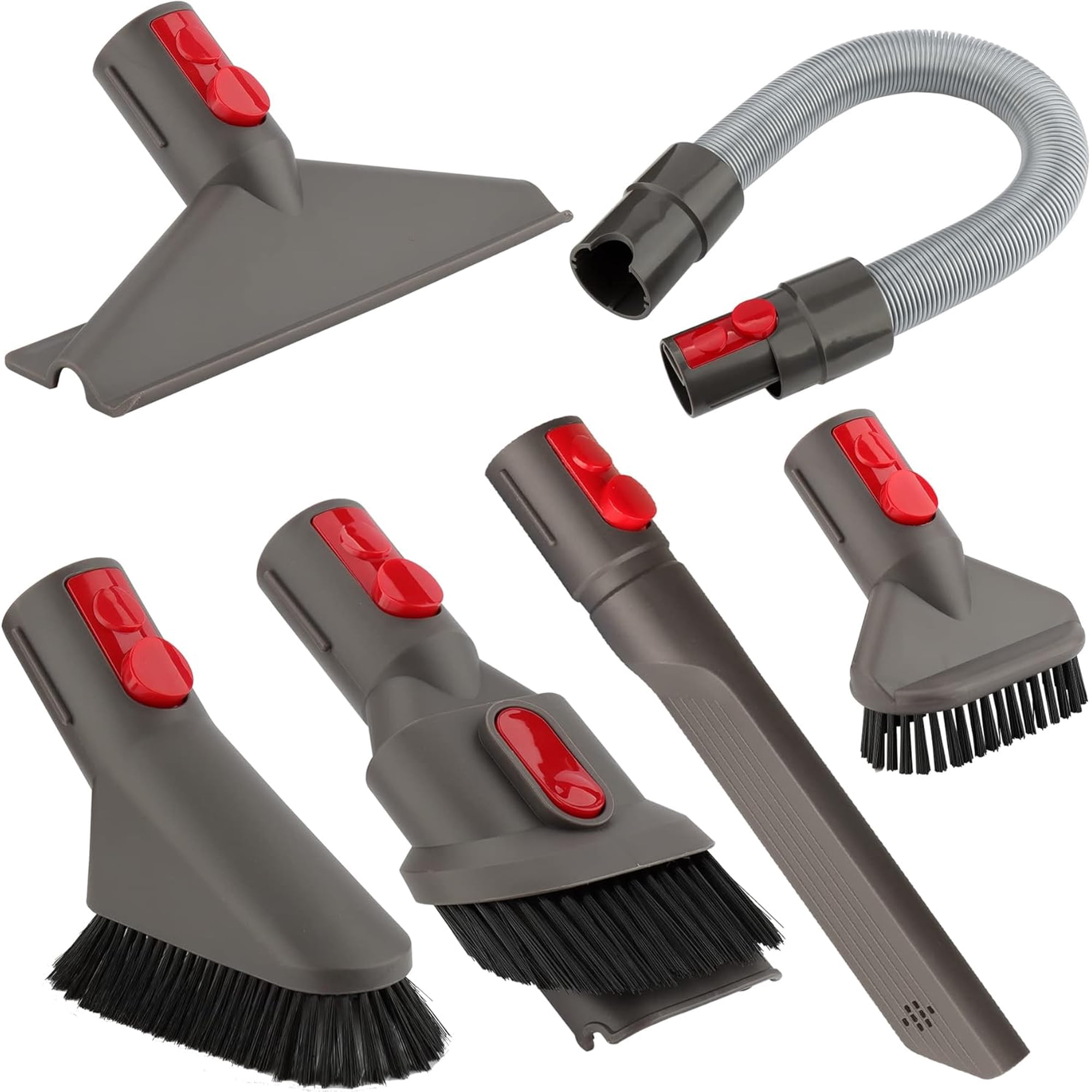 Accessory Kit with Extension Hose for Dy*son™ V7 V8 V10 V11 SV10 SV11 Cordless Vacuum (6 in 1)