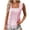Tank Tops for Women Plus Size-Pink, variant on Homenesgenics Tank Tops for Women under $5 Women's Casual Solid Color Collar Sleeveless Tops White S