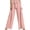 Pink, variant on SAWOBUUN Womens High Waist Wide Leg Pants with Tie Belt Flowy Palazzo Trouser Loose Fit Casual Beach Vacation Pants