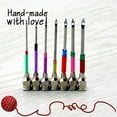 thumbnail image 3 of LNKOO 8Pcs/Set Embroidery Stitching Punch Needles Felting Punch Needles Embroidery Poking Cross Stitch Tools Crochet, 3 of 7