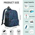 thumbnail image 6 of Dog Bones Backpack Backpack for School,Cute School Bag,Schoolbag with Adjustable Shoulder Straps & Padded Back,13.8"x11.4"x6", 6 of 6