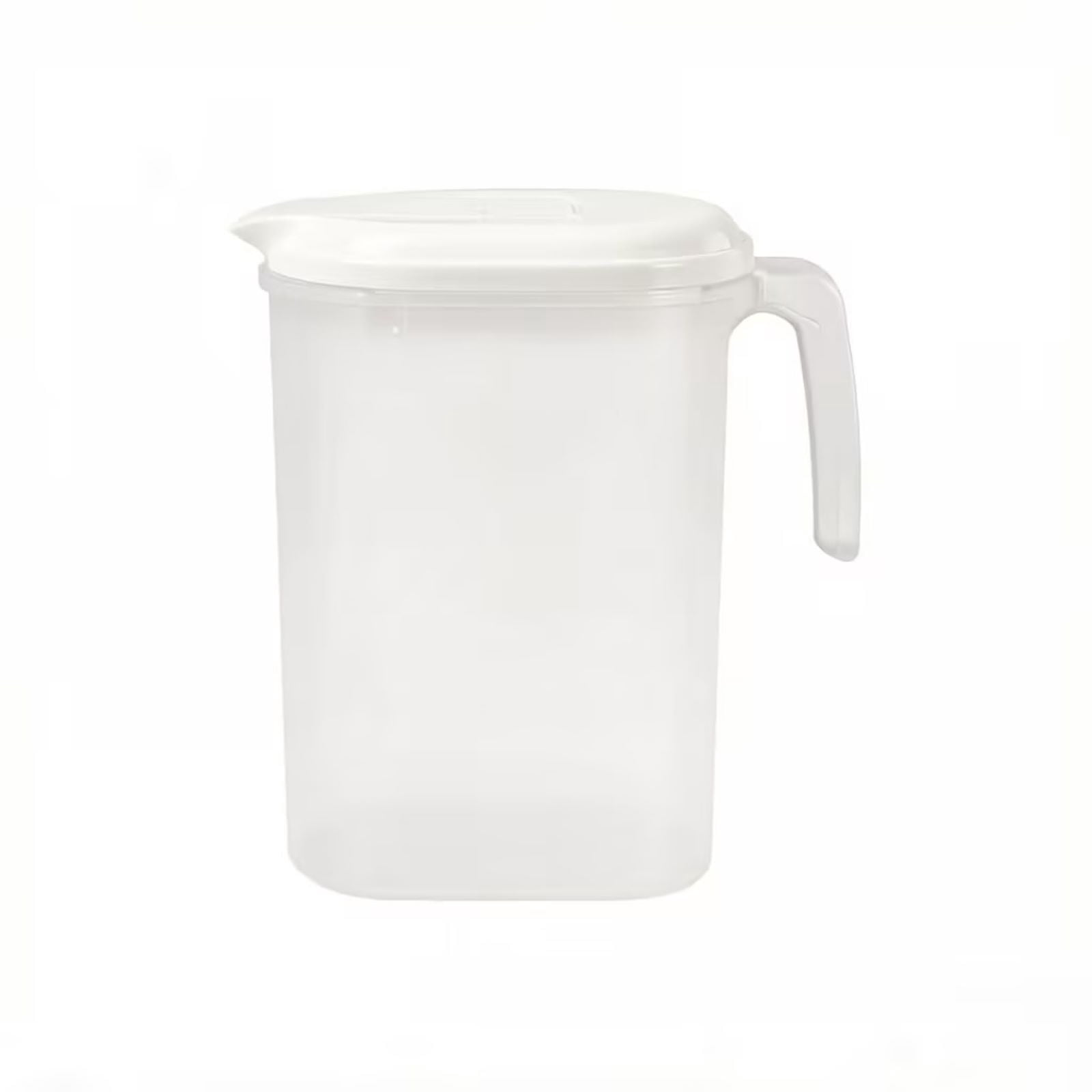 1.8L Heat Resistant Refrigerator Water Bottle With Tea Strainer Large Capacity Beverage Dispenser Durable Material With Secure Lid For Home Kitchen Iced Tea Water And Cold Drink Storage