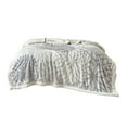 thumbnail image 2 of Fleece Throw Blanket 39.3X59In, Floral Fuzzy Flannel Blanket for Sofa, Bed, Couch and Travel - Reversible Cozy Bed Blanket for All Season(Gray), 2 of 6