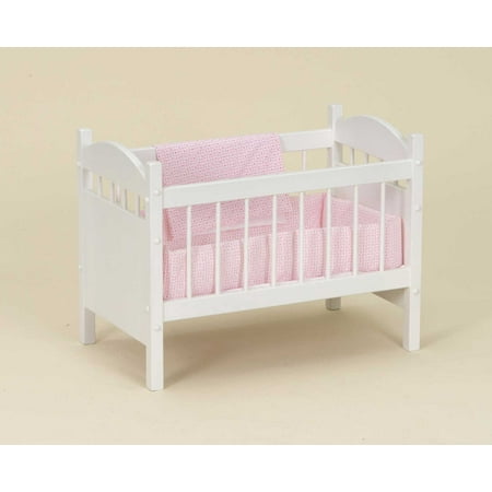 Toy Doll Crib For 12 18 Dolls White Walmart Com Walmart Com