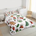 thumbnail image 3 of Castle Fairy 3-Piece Full Gingerbread Christmas Comforter Set, 3 of 8