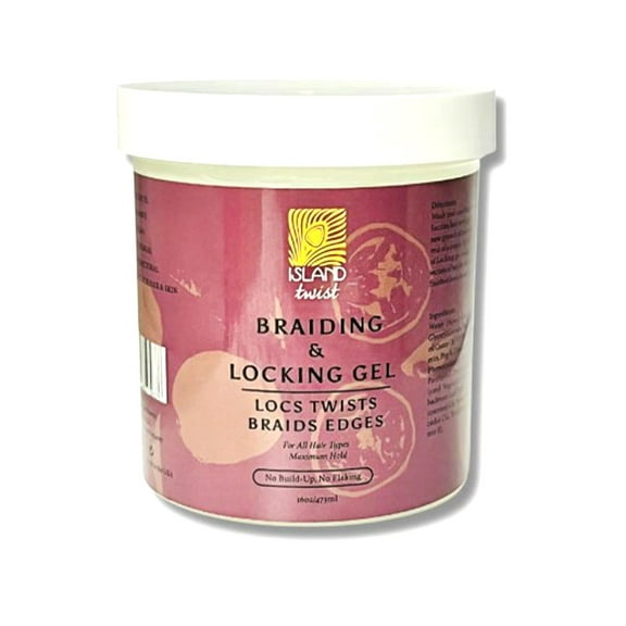 Island Twist Praiding & Locking Gel Passion Fruit 16 Oz Hair Styling