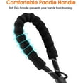 thumbnail image 3 of TiokMc 5FT Rope Dog Leash for Medium & Large Dogs up to 150lbs, Padded Handle, Reflective Threads, Durable Braided Nylon, Strong Metal Clasp Black, 3 of 7