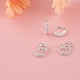 thumbnail image 4 of WILLBEST Aretes - Juego De 3 Pares De Aros Pequeños Y Ligeros De Oro Para Mujeres Y Niñas, 4 of 5