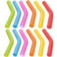 thumbnail image 1 of 24pcs Silicone Straw Tips Stainless Steel Straws Cover Drinking Straw Tip Cover, 1 of 6