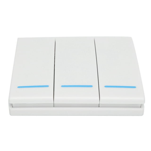 Smart Switch, Push Button Controller Remote Wall Switch White For Tuya ZigBee
