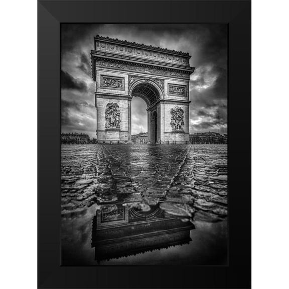 Lazare, Adrian 11x14 Black Modern Framed Museum Art Print Titled - Dark morning