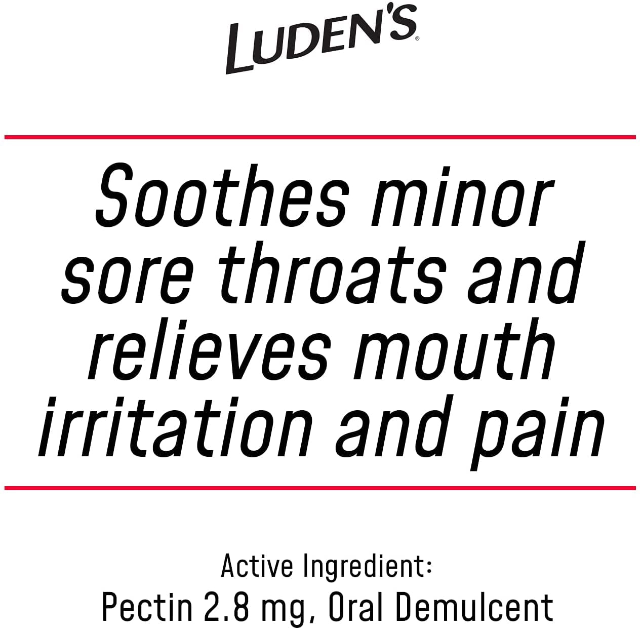 8 Pack Luden's Throat Drops, Sugar Free, Wild Cherry 25 Each