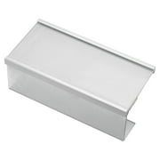 Uxcell 5.9 x 2.9inch Aluminum Name Plate Holder,Single Side Baking Finish 46mm Track