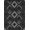 Gray Black White, Pattern 1, variant on ODIKA 8'x10' Washable Area Rug Durable, Non-Slip Geometric Interlocking Shapes Symmetrical Grey Abstract Alfombras for Living Room, Under Sectional, Family