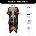 thumbnail image 6 of HELLHERO High Quality Fabrics Swim Coverup for Resort Breathable Loose Ladybug Floral Pattern, 6 of 6