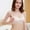Beige, variant on Women Bras Plus Size Ladies Comfortable Breathable No Steel Ring Front Buckle Breastfeeding Bra Woman Underwear