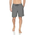 thumbnail image 3 of WUWUQF Mens Swimming Trunks Plus Size Shorts Sports Net Beach Dry Quick with Inner Casual Pants Men's Swimwear Dark Gray, 3 of 4