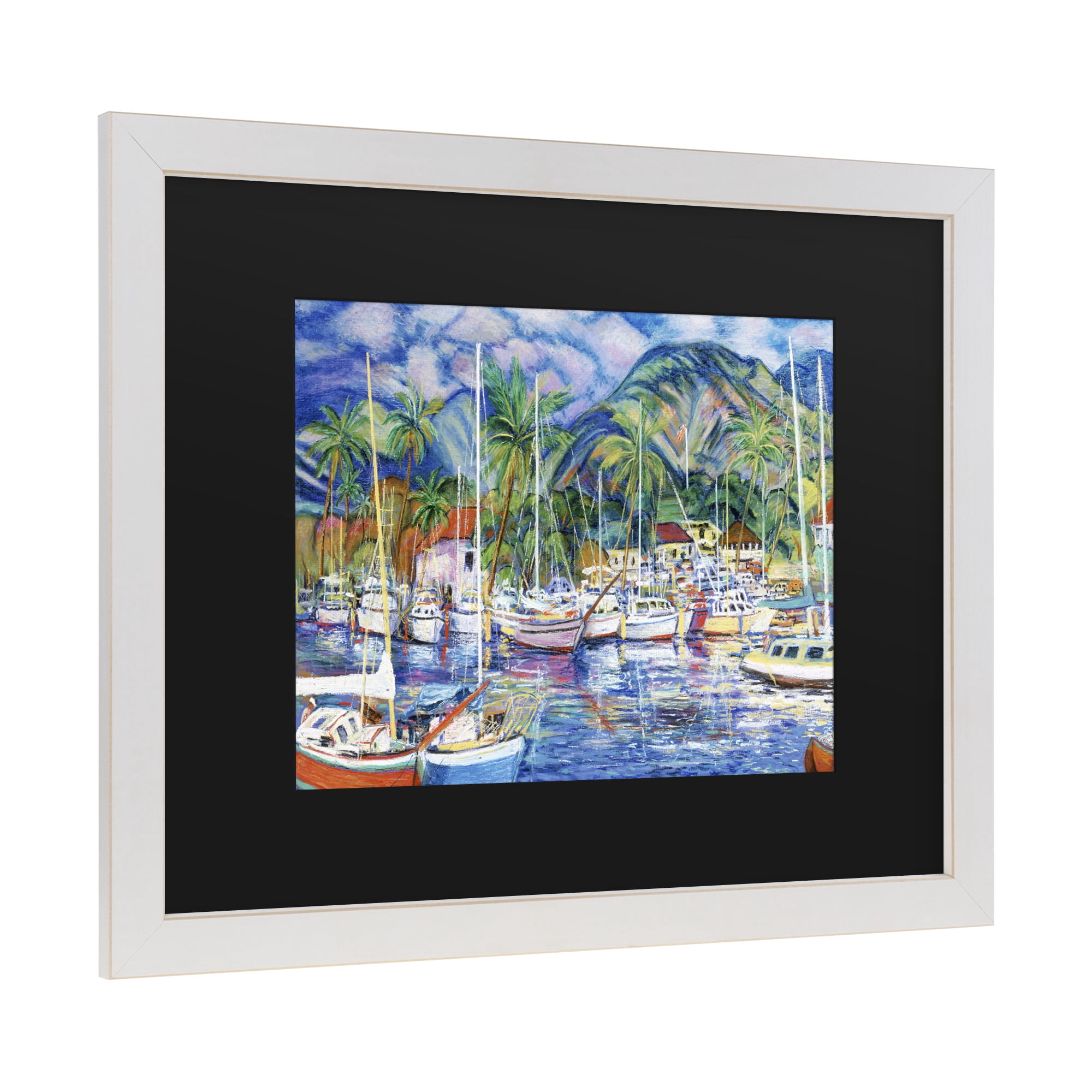 Trademark Fine Art 'Lahaina Marina' Canvas Art by Manor Shadian