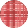 thumbnail image 1 of Ahgly Company Indoor Round Patterned Ferrari Red Area Rugs, 7' Round, 1 of 1