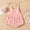 Pink, variant on XMMSWDLA Toddler Girl Clothes Summer Baby Girls Flowers Straps Sleeveless Jumpsuit Casual Bodysuit Clothes