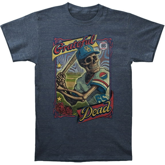 Grateful Dead Men's GD On-Deck Slim Fit T-shirt XX-Large Navy