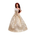 thumbnail image 2 of Muñeca de Colección Mattel Barbie Muñeca Holiday Cabello Castaño, 2 of 6