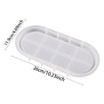 thumbnail image 3 of BotaniNest Epoxy Resin Silicone Oval Rectangle Tray For DIY Jewelry Storage Home, 3 of 6