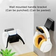 thumbnail image 2 of VONKY Easy Install Game Controller Holder Wall Mounted Adhesive Stick On Wall EASY INSTALL AND SAFE black 1Set, 2 of 6