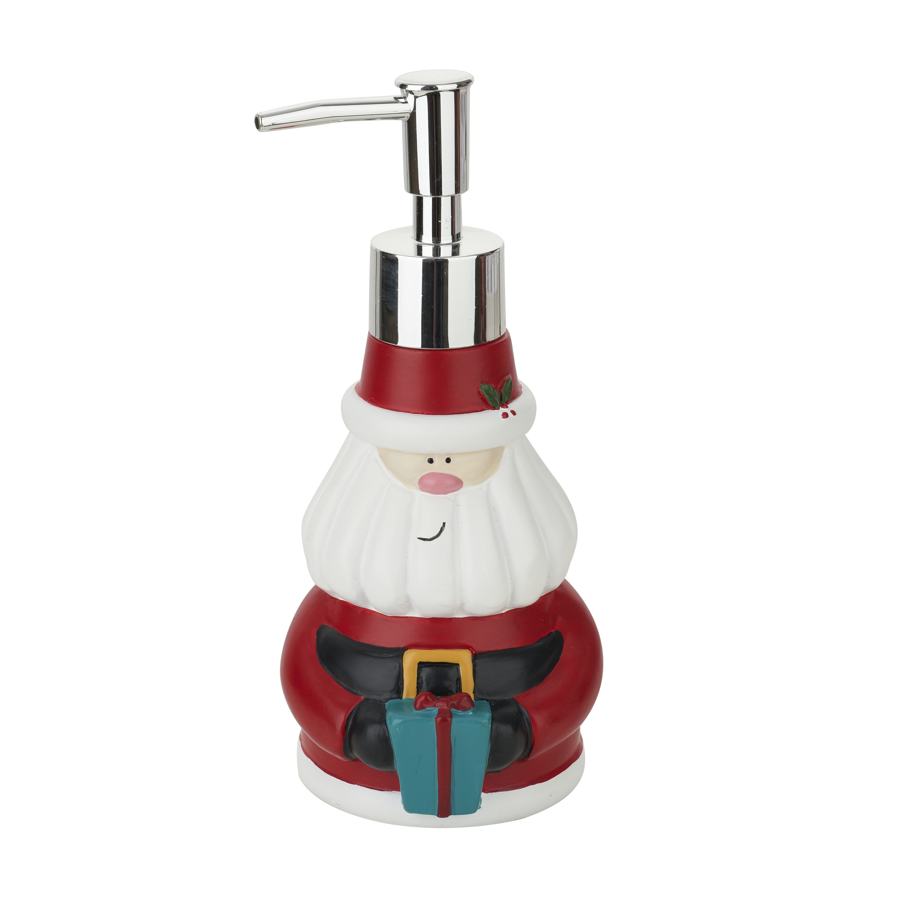 VCNY Home Santa Snowman 16-Piece Multicolor Polyester Shower Curtain Bath Set