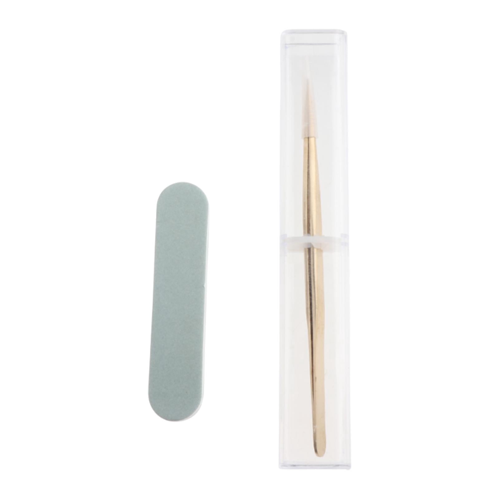 Milageto Accuracy Tweezer Pointed Tweezer Practical Lightweight Versatile Watch Repair Tool for Scratch-sensitive Components Soldering