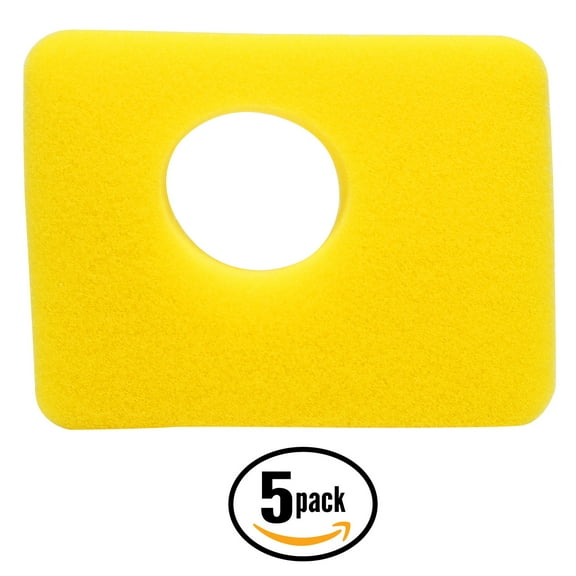 5-Pack Replacement for Briggs & Stratton 09P702-0026-H1 Engine Air Cleaner Foam Filter - Compatible with Briggs & Stratton 799579 Filter