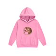 thumbnail image 4 of Vintage Sketch Jack-o-Lantern Kids Halloween 2 Piece Tracksuit, Stretch Polyester Hoodie Jogger Outfit for Boys Girls Autumn Casual Wear(Pink110), 4 of 6