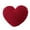 Red, variant on On Sale!Decorative Heart-Shaped Throw Pillow with Insert, Soft Plush Heart Cushion for Sofa, Bed, and Home Decor