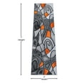 thumbnail image 4 of Masada Rugs Modern Contemporary Runner Area Rug, Orange Grey Black (2 Feet X 7 Feet), 4 of 6