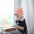 thumbnail image 5 of harmtty Fleece Lining Beanie Hat Children Beanie Hat Kids Knitted Winter Hat Toddler Warm Beanie Hat Fleece Lining Knitting Hat Children Outdoor Hat Pink M, 5 of 8