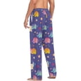 thumbnail image 5 of GZHJMY Elephant Pajama Pants for Men, Lounge Pants Lightweight Men Pajama Bottoms with Drawstring Pockets, Christmas New Year Birthday Gifts, Large, 5 of 6
