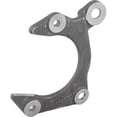 thumbnail image 2 of Speedway Motors 1979-Up GM Metric Spindle Brake Bracket, Left - Forged Steel, OEM Geometry, IMCA/USMTS/USRA/UMP/Wissota Approved, Three-Piece Construction for Easy Component Replacement, 2 of 9
