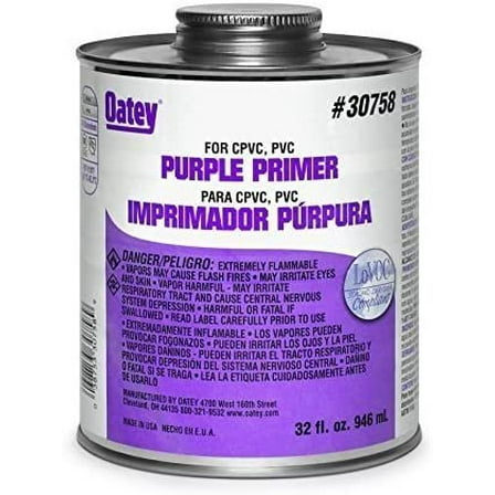 Oatey 30755 4 Oz Purple Primer