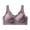 Purple#38, variant on UVEASISHA Women's Comfort Bra Floral Jacquard Bralette Wide Strap Scalloped V Neck Everyday Bras Elegant Full Coverage Underwearr for Elder Women Beige XXL