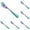 Blue 8PCS, variant on 6/5/4/3/2/1pcs Colored Salad forks, Small Dinner forks 7.17-In Rainbow Stainless Steel Matte Titanium fork Dessert forks Dishwasher Safe for Home Restaurant Wedding&Party