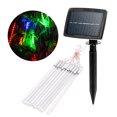 thumbnail image 2 of Luces solares decorativas de 360 LED para exteriores, 10 tubos multicolor con panel solar grande, ideal para jardines, patios y eventos al aire libre., 2 of 7
