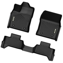 RVNI Floor Mats Liner Set 3D TPE For 2022 2023 2024 Toyota Tundra Double Cab 2 Row