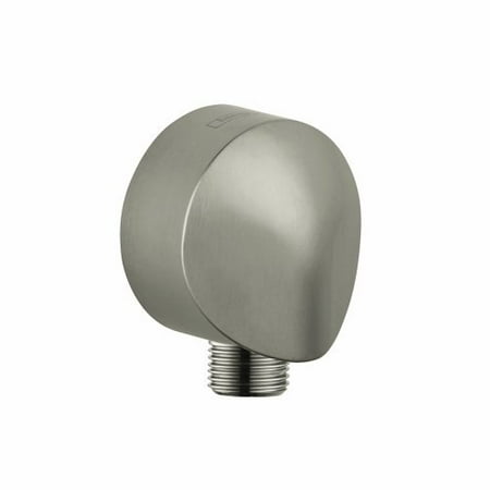 hansgrohe wall outlet with dual check valve, brushed nickel