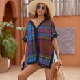 thumbnail image 3 of Anderson Clan Tartan Women's Swimsuit Coverup Summer Beach Cover Up Bathing Suit Dress, 3 of 6