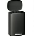 thumbnail image 1 of Garvee 13.2 Gallon Stainless Steel Kitchen Trash Can with Lid, 1 Inner Bucket, Black, 1 of 9