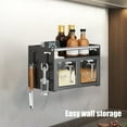 thumbnail image 4 of WRKEKC Clearance Wall-Mounted Stainless Steel Spice Organizer with 6 Jars - Modular Kitchen Seasoning Storage Box for MSG, Pepper & Condiments, 4 of 6