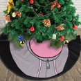 thumbnail image 3 of Falda para árbol de Navidad de Inside Out, suave y divertida, decoración navideña navideña de granja de 48", 3 of 4